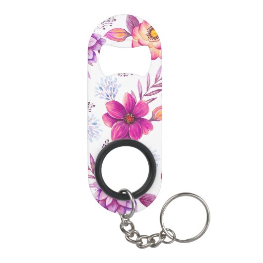 Porte-clé Décapsuleur Violet rose (Dos)