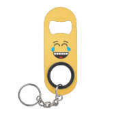 Porte-clé Décapsuleur Visage Avec Des Larmes De Joie (Devant)