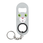 Porte-clé Décapsuleur Visage de chat (Devant)