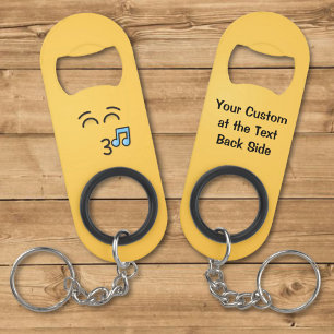 Porte-clé Décapsuleur Visage Siffleur aux Yeux Sourires