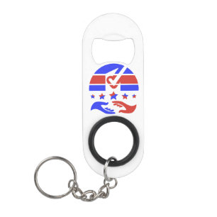 Porte-clé Décapsuleur Votre vote est votre voix