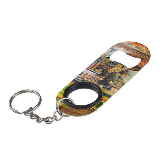 Porte-clé Décapsuleur Vous ne pouvez pas rivaliser avec cela (Devant Angle)