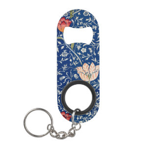 Porte-clé Décapsuleur William Morris Medway Floral bleu