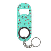 Porte-clé Décapsuleur Winter Love Mittens et Snowflake Motif (Dos)