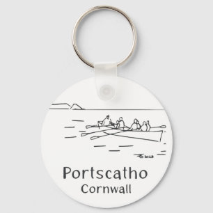 Porte-clé des rameurs de Gig Portscatho