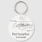 Porte-clé des rameurs de Gig Portscatho (Verso)