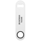 Porte - clé d'informations commerciales personnell (Devant)