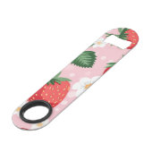 Porte - clé d'ouverture de Motif de fraise (Dos Angle)