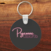 Porte-clé du logo de Pigeonne Crafts (Recto)
