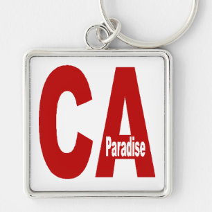 Porte-clé grand carré Premium CANADA Paradis