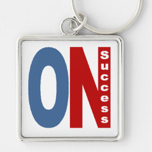 Porte-clé grand carré Premium ONTARIO SUCCES Sleutelhanger