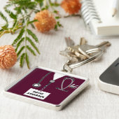 Porte-clé infirmière souvenir (Côté)