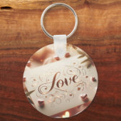 Porte-clé LOVE design élégant (Verso)