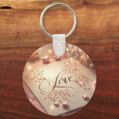 Porte-clé LOVE design élégant (Recto)