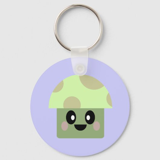 PORTE-CLÉ MIGNON CHAMPIGNON KAWAII (Recto)