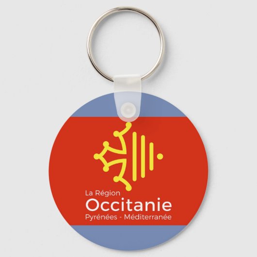 porte-clé "Occitanie" France (Recto)