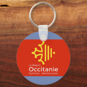 porte-clé "Occitanie" France (Recto)