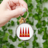 Porte-clé rond Premium CATALUNA (Main)