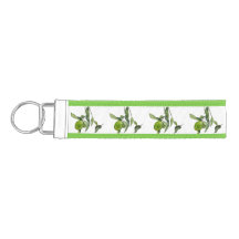 Porte-clefs avec aquarelle de citron vert