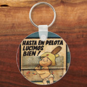 Porte-clefs cubain Jusqu'à en Balle Lucimos Bien (Recto)