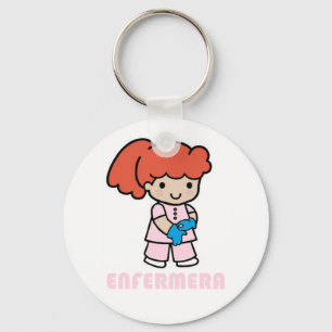 Porte-clefs d'infirmier avec des gants