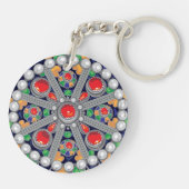 Porte-clefs Motif amazigh bijou kabyle (Dos)