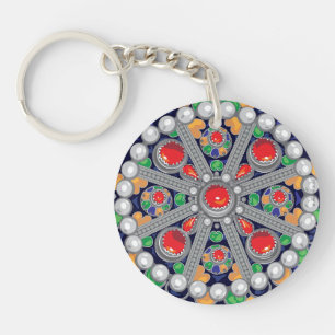 Porte-clefs Motif amazigh bijou kabyle