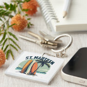 Porte-Clefs Saint-Martin Surf | Keychain (Devant Droit)