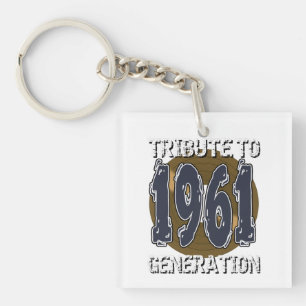 Porte-clefs Tribute to 1961 generation anniversair
