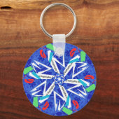 Porte-clés С flocons de neige (Recto)