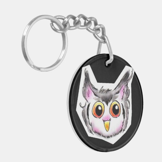 PORTE-CLÉS アフリカオオコノハズクちゃん (Devant gauche)