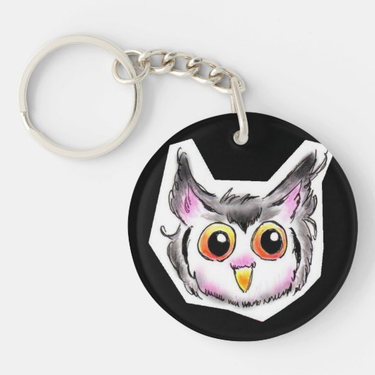 PORTE-CLÉS アフリカオオコノハズクちゃん (Devant)