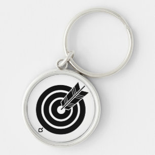 PORTE-CLÉS 丸 的 に 当 た り 矢