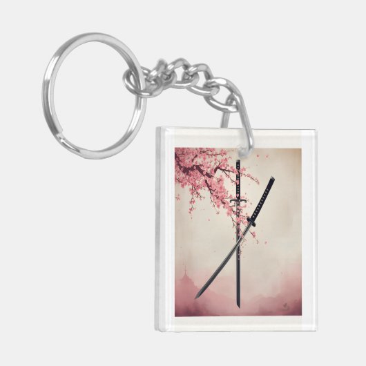 Porte-clés 「刀と散華（Katana to Sange）」 (Devant gauche)