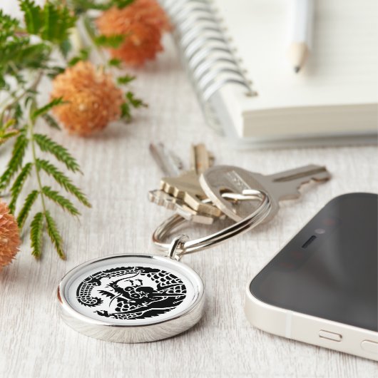 PORTE-CLÉS 日 蓮 宗 龍 の 丸 (Côté)