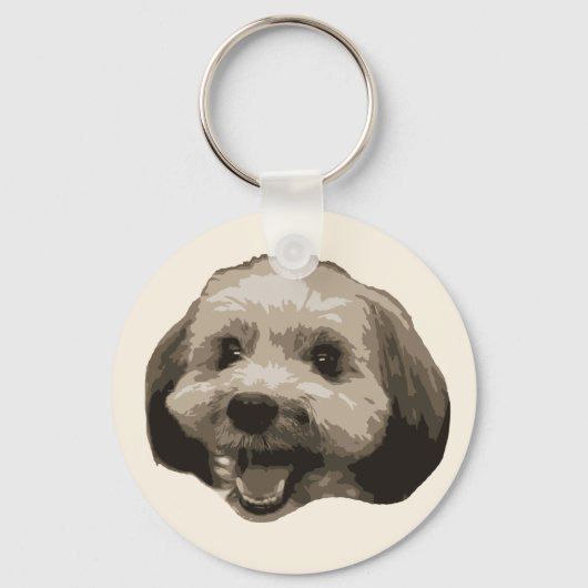 PORTE-CLÉS 笑 顔 の 犬 ホ の ダ キ ー (Recto)