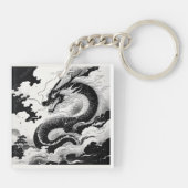 PORTE-CLÉS 龍の神聖な力 (Dos)