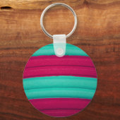Porte-clés 04 Porte - clé arc-en-ciel bleu et rose (Recto)