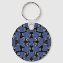 083 Fleurs sur Checkerboard Blue_Panel.ai