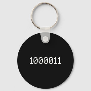 Porte-clés 1000011 Code Binaire Pour 67 Drôle Tech Meme Calcu