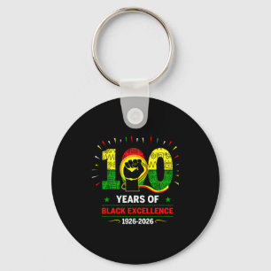 Porte-clés 100 Ans D'excellence Noire 1926 2026 Histoire Des 
