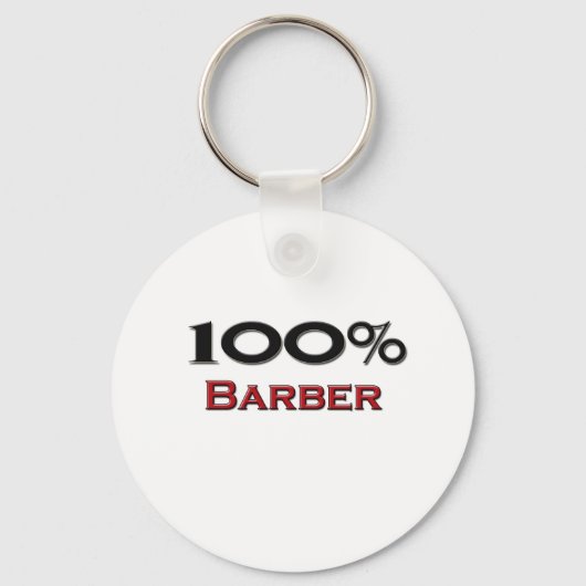 Porte-clés 100 % Barbier (Recto)