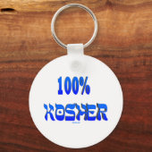 Porte-clés 100% casher cadeaux juifs (Recto)