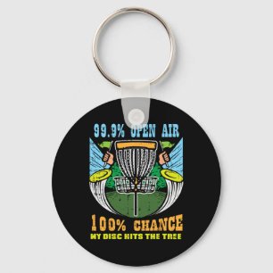 Porte-clés 100% Chance Disque Hits Tree Frisbee Golf Men