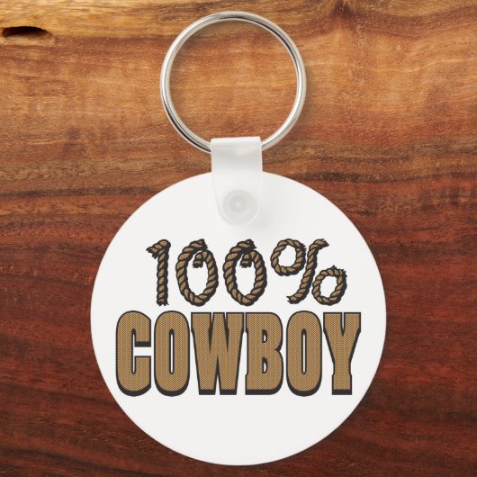 Porte-clés 100 % Cowboy (Recto)