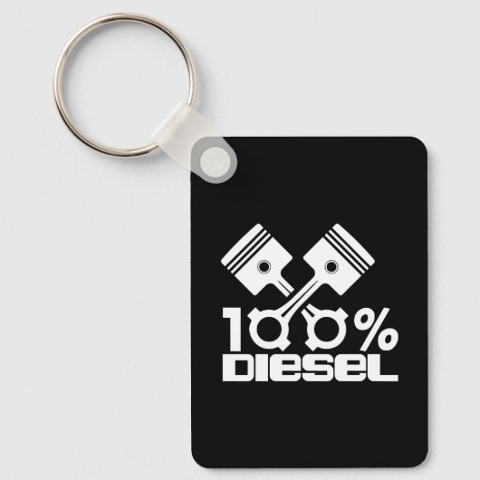 Porte-clés 100 Diesel I Dieselholics I Trucker (Recto)
