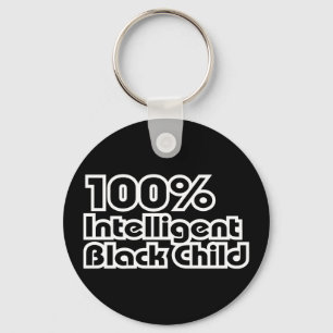 Porte-clés 100% Enfant noir intelligent
