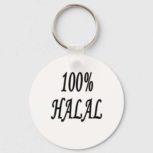 PORTE-CLÉS 100% HALAL (Recto)
