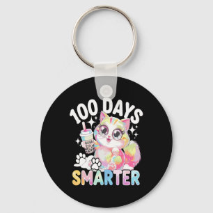 Porte-clés 100 Jours Costume Chat Smarter Kawaii 100E Jour De