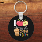 Porte-clés 100 jours d'ampli à café; chaos - 100ème jour écol (Recto)